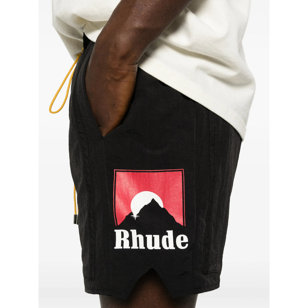 Rhude Black Shorts - Track & Running Shorts Men RHUDE
