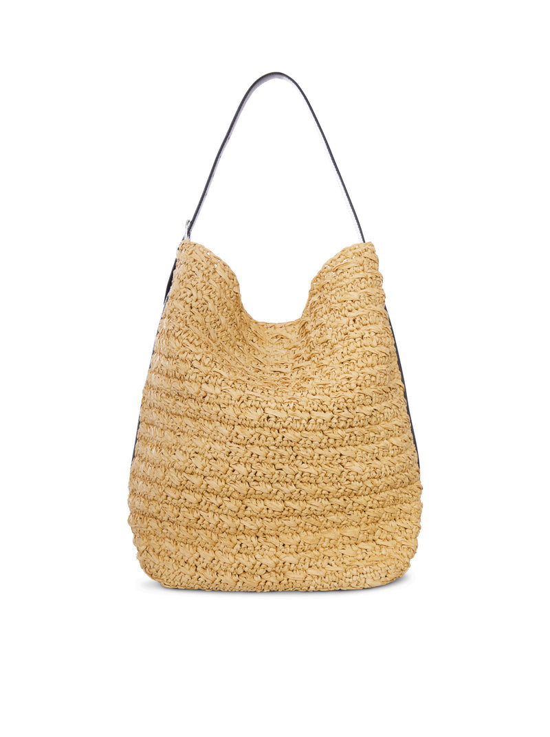 Toteme Women Raffia Tote Bag With Belt TOTEME