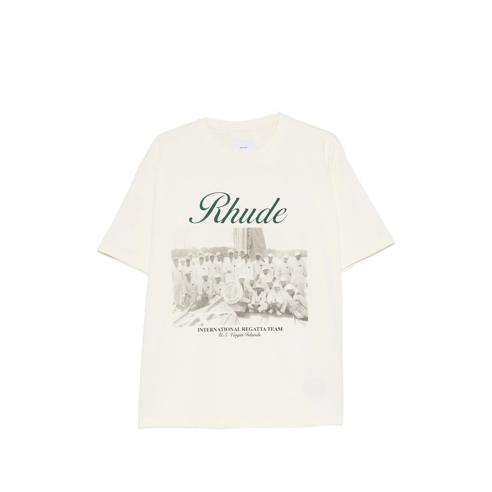 Rhude Neutrals T-Shirts & Vests - T-Shirts Men RHUDE