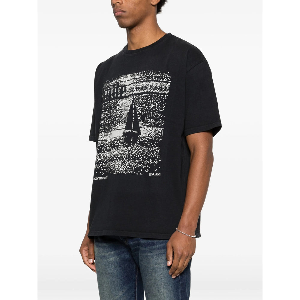 Rhude Black T-Shirts & Vests - T-Shirts Men RHUDE