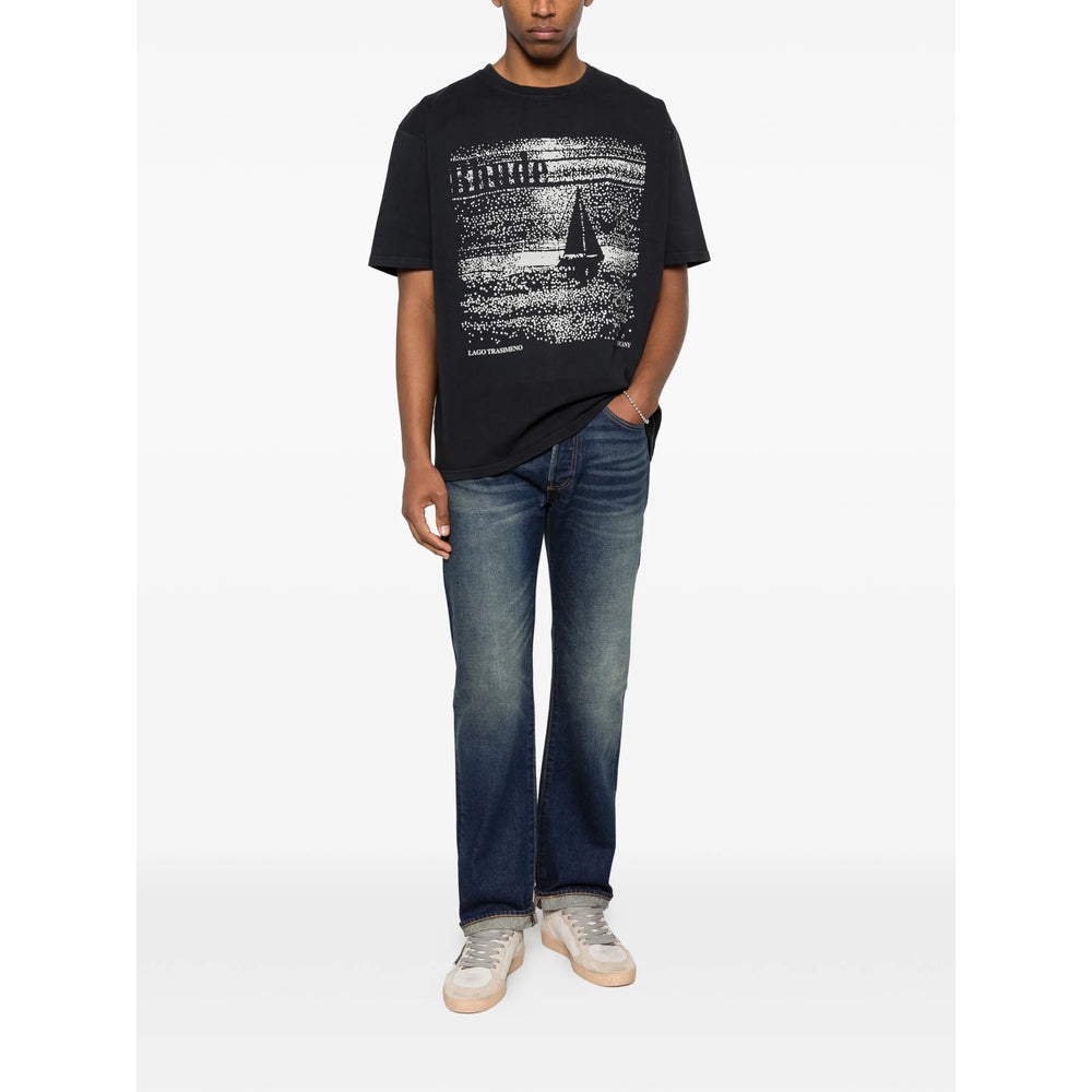Rhude Black T-Shirts & Vests - T-Shirts Men RHUDE