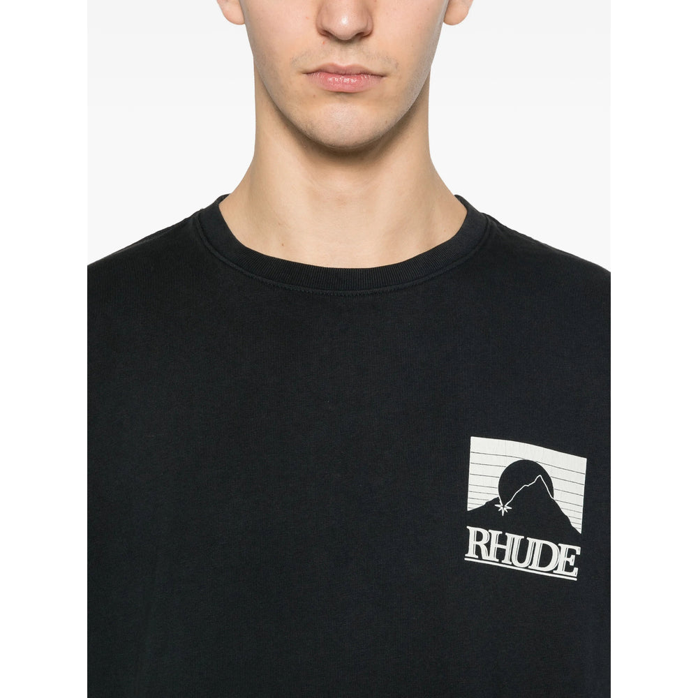 Rhude Black T-Shirts & Vests - T-Shirts Men RHUDE