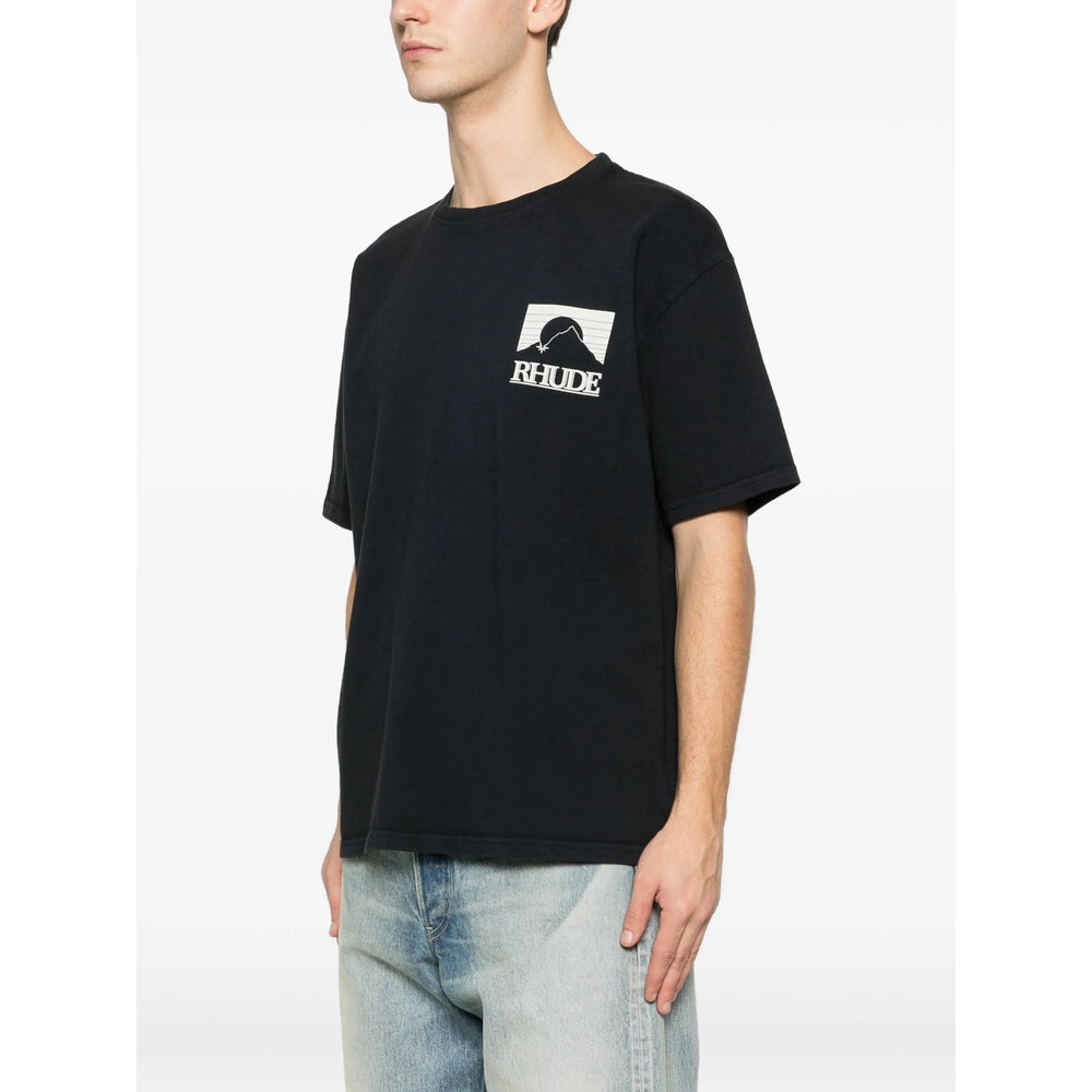 Rhude Black T-Shirts & Vests - T-Shirts Men RHUDE