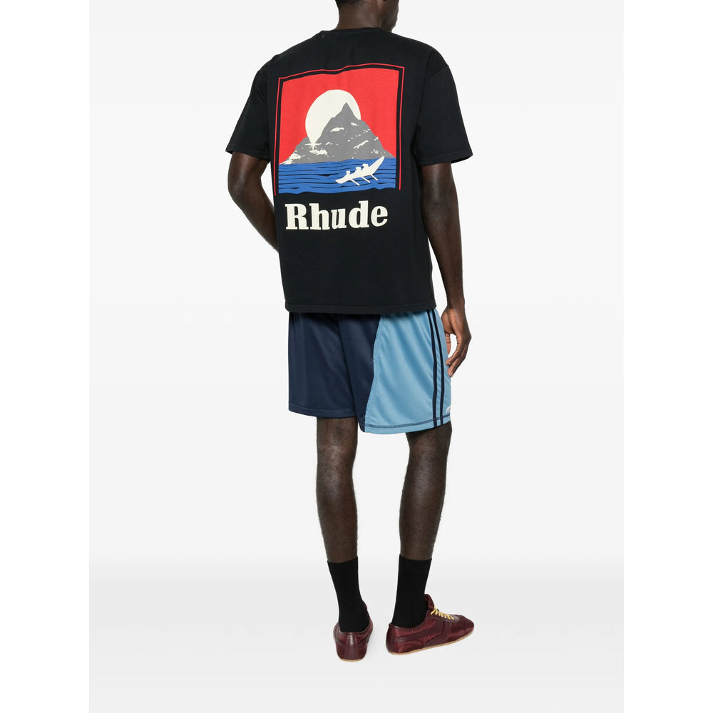 Rhude Black T-Shirts & Vests - T-Shirts Men RHUDE