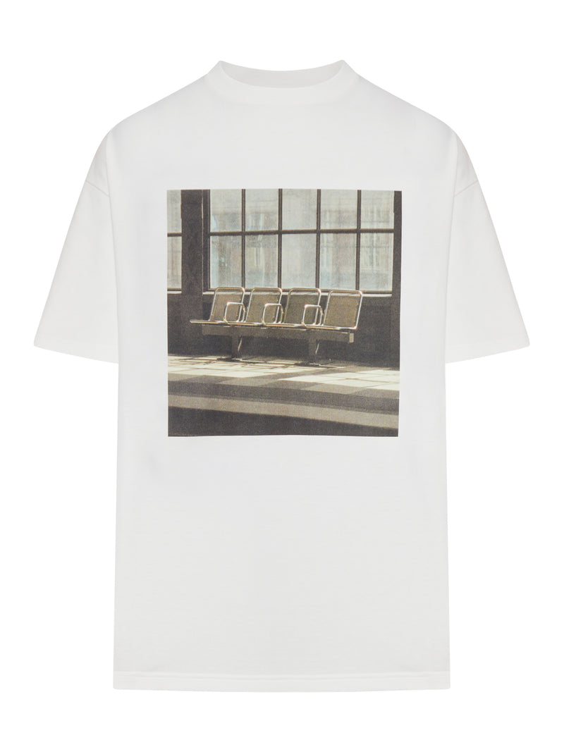 Jil Sander Women Cotton T-Shirt With Photographic Print JIL SANDER
