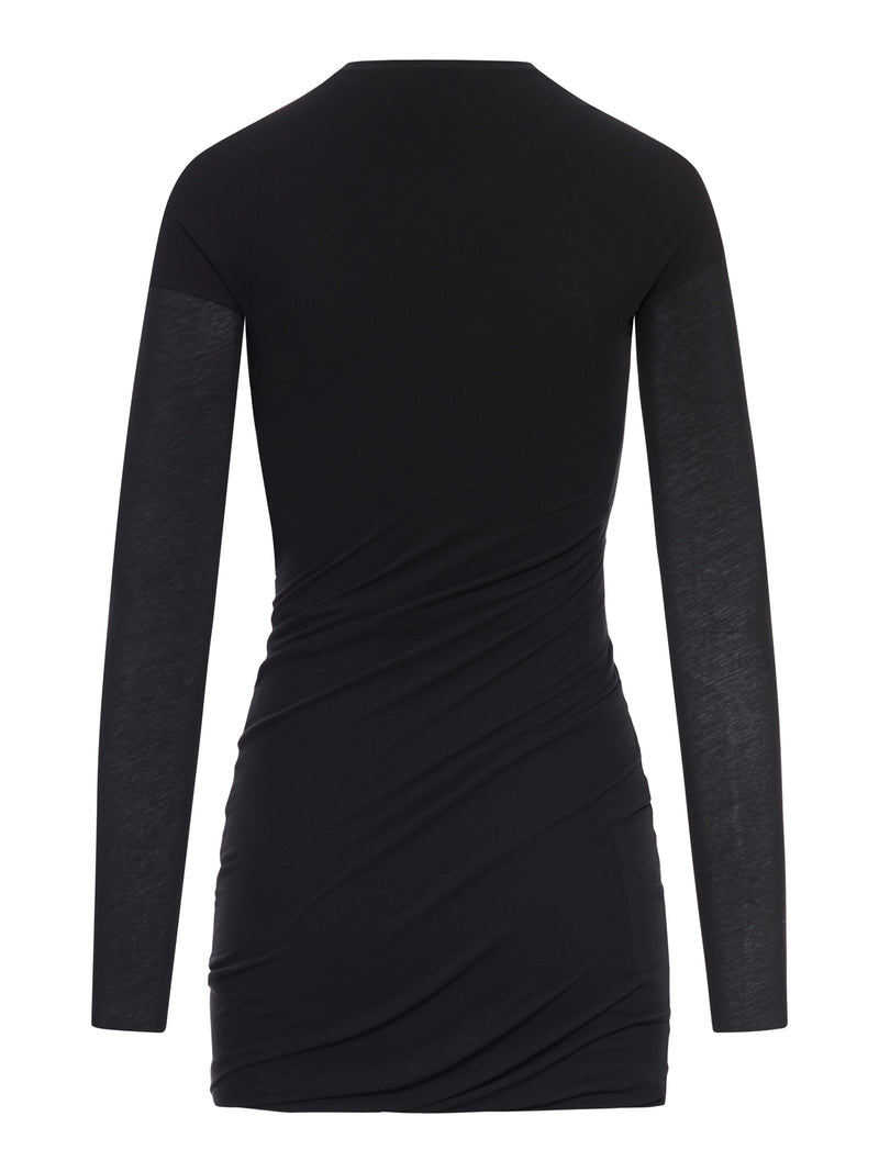 Jil Sander Women Double-Layered Cotton Mini Dress JIL SANDER