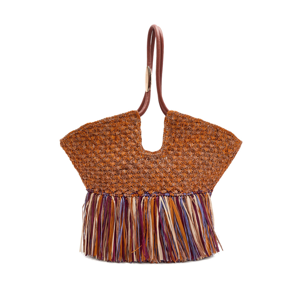 Zimmermann Brown Tote Bags Women ZIMMERMANN