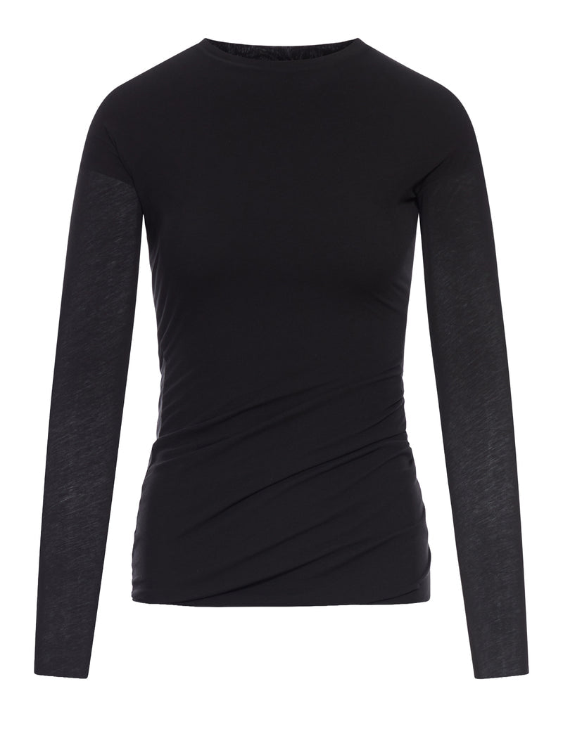 Jil Sander Women Double Layer Long Sleeved Shirt JIL SANDER