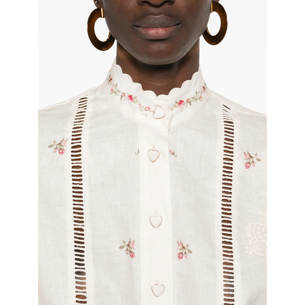 Zimmermann Neutrals Tops - Shirts Women ZIMMERMANN