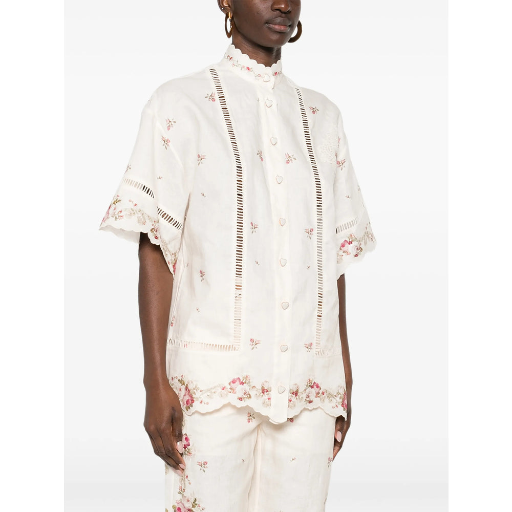 Zimmermann Neutrals Tops - Shirts Women ZIMMERMANN