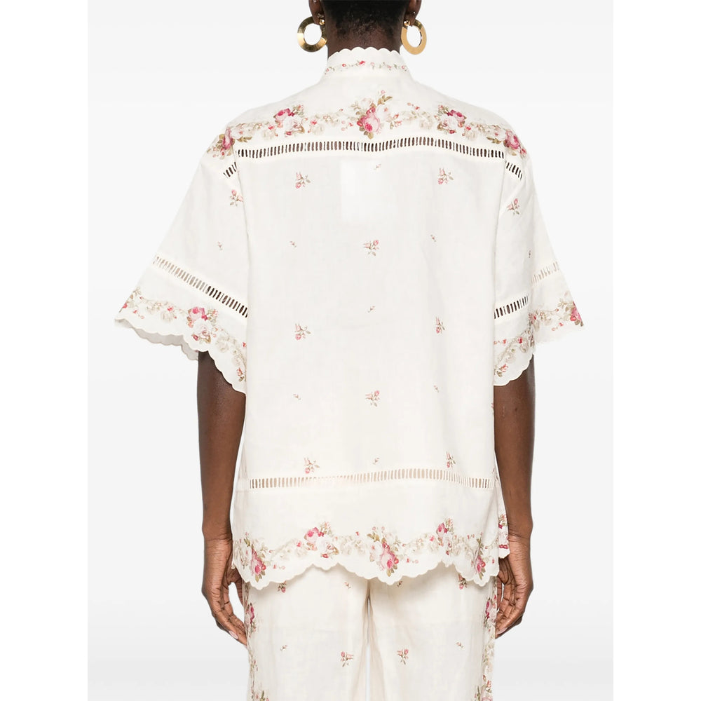 Zimmermann Neutrals Tops - Shirts Women ZIMMERMANN