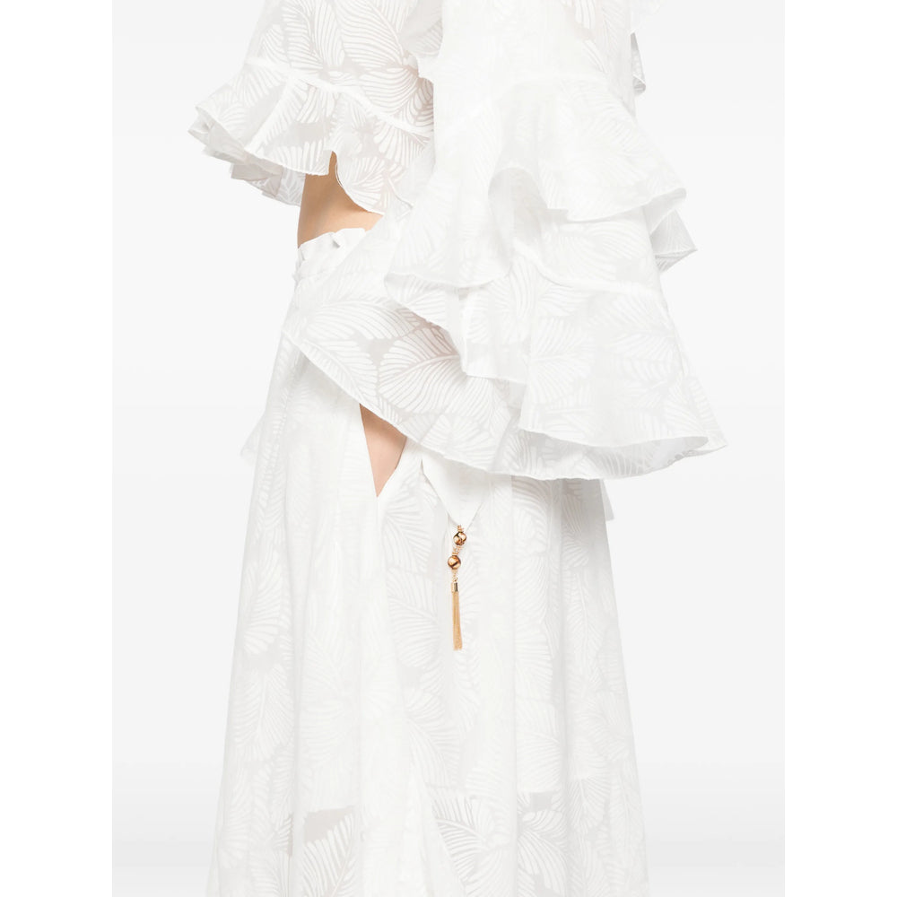 Zimmermann White Skirts - Asymmetric & Draped Skirts Women ZIMMERMANN