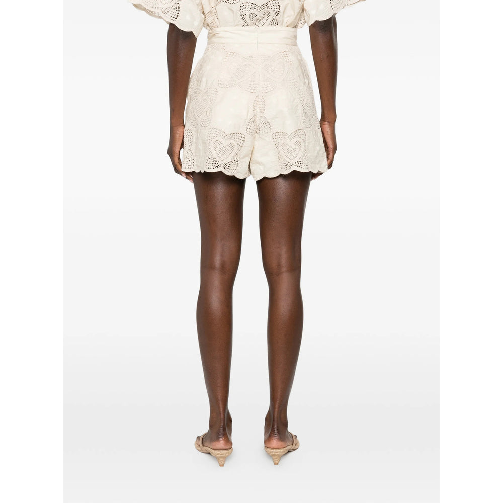 Zimmermann Neutrals Shorts - Short Shorts Women ZIMMERMANN