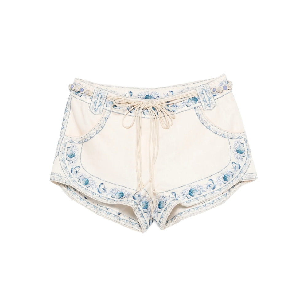 Zimmermann Neutrals Shorts - Short Shorts Women ZIMMERMANN