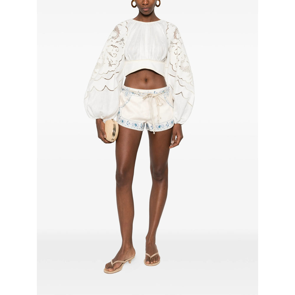 Zimmermann Neutrals Shorts - Short Shorts Women ZIMMERMANN