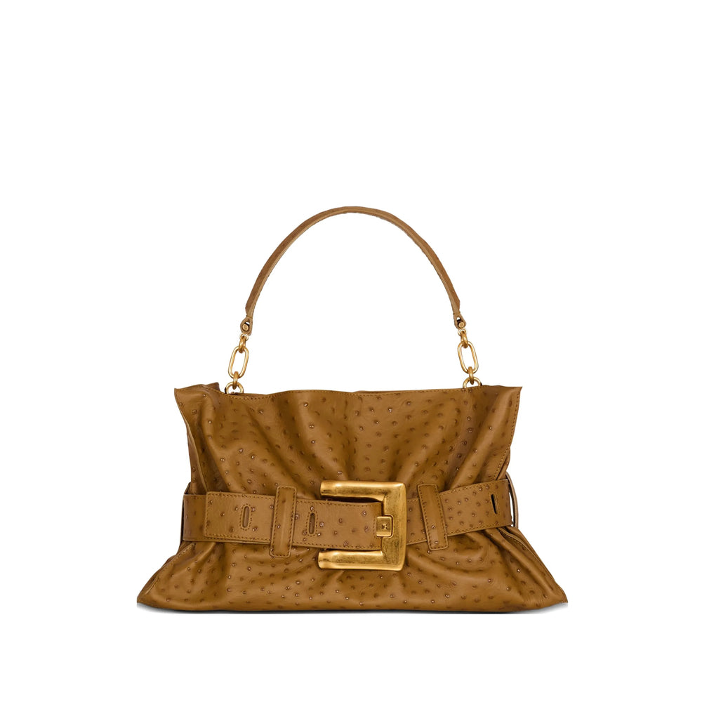 Balmain Brown Tote Bags Women BALMAIN
