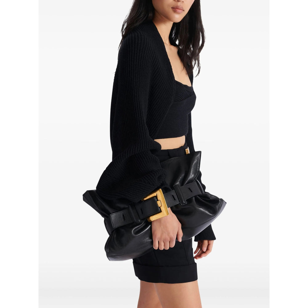 Balmain Black Tote Bags Women BALMAIN