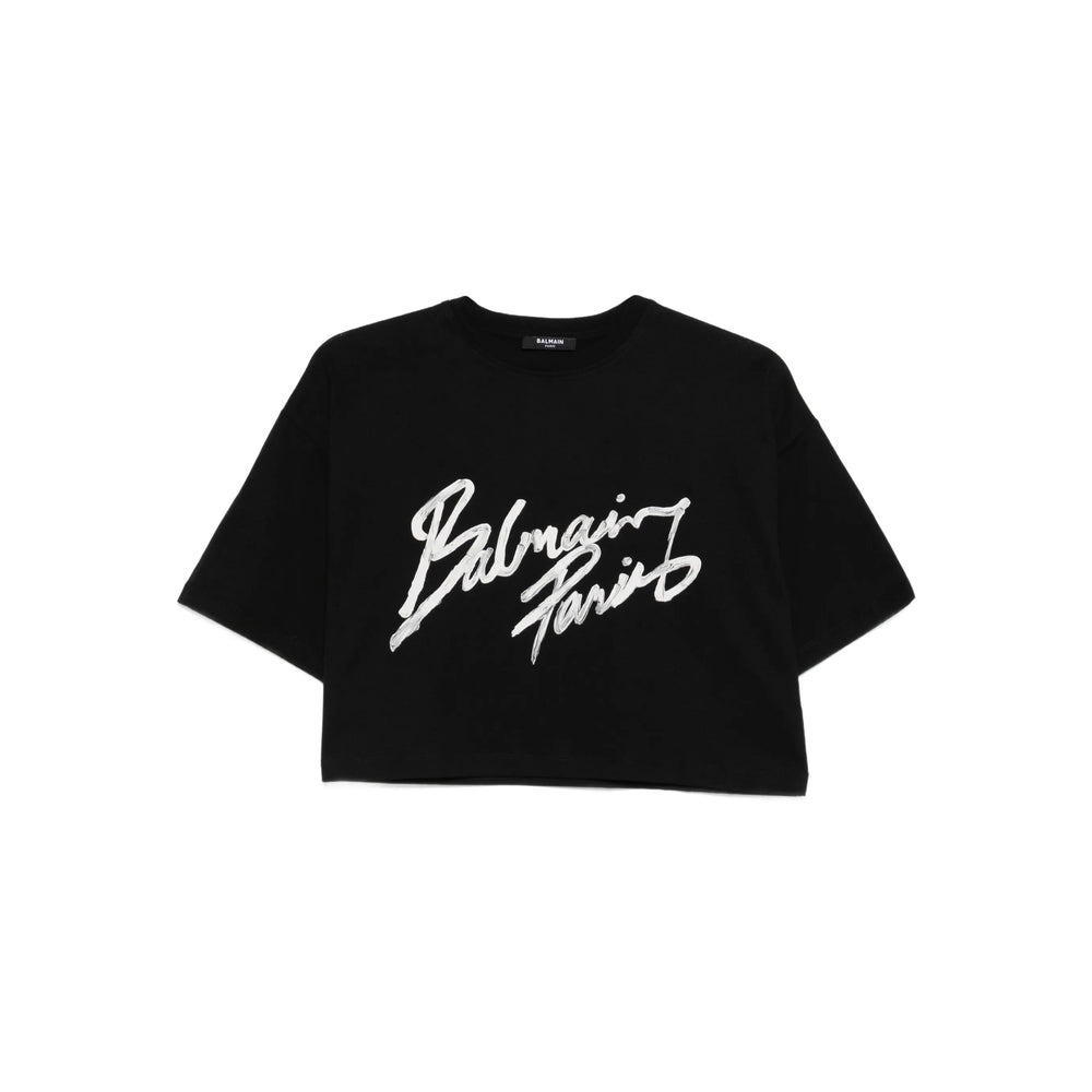 Balmain Black Tops - T-Shirts & Jerseys Women