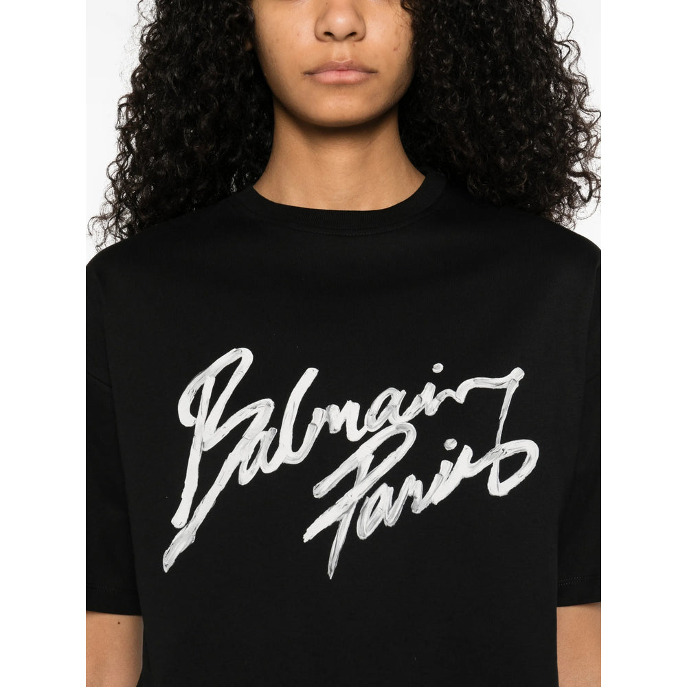 Balmain Black Tops - T-Shirts & Jerseys Women