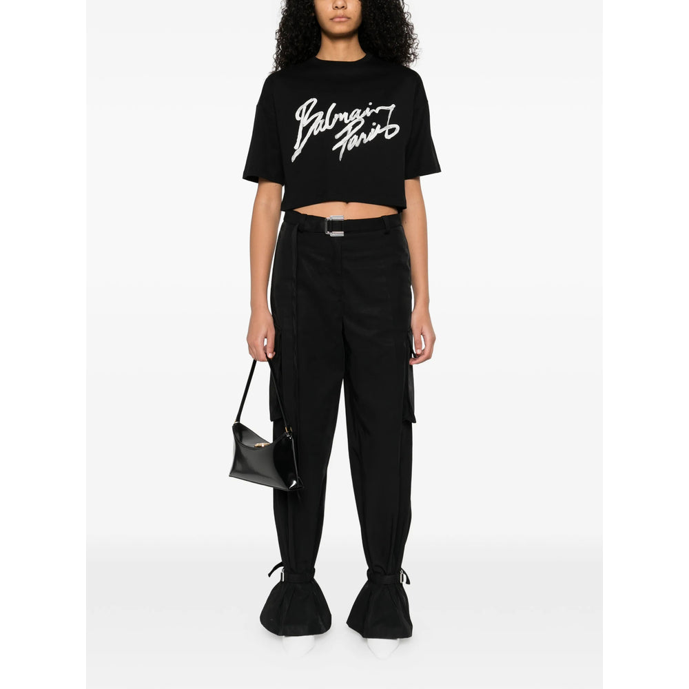 Balmain Black Tops - T-Shirts & Jerseys Women