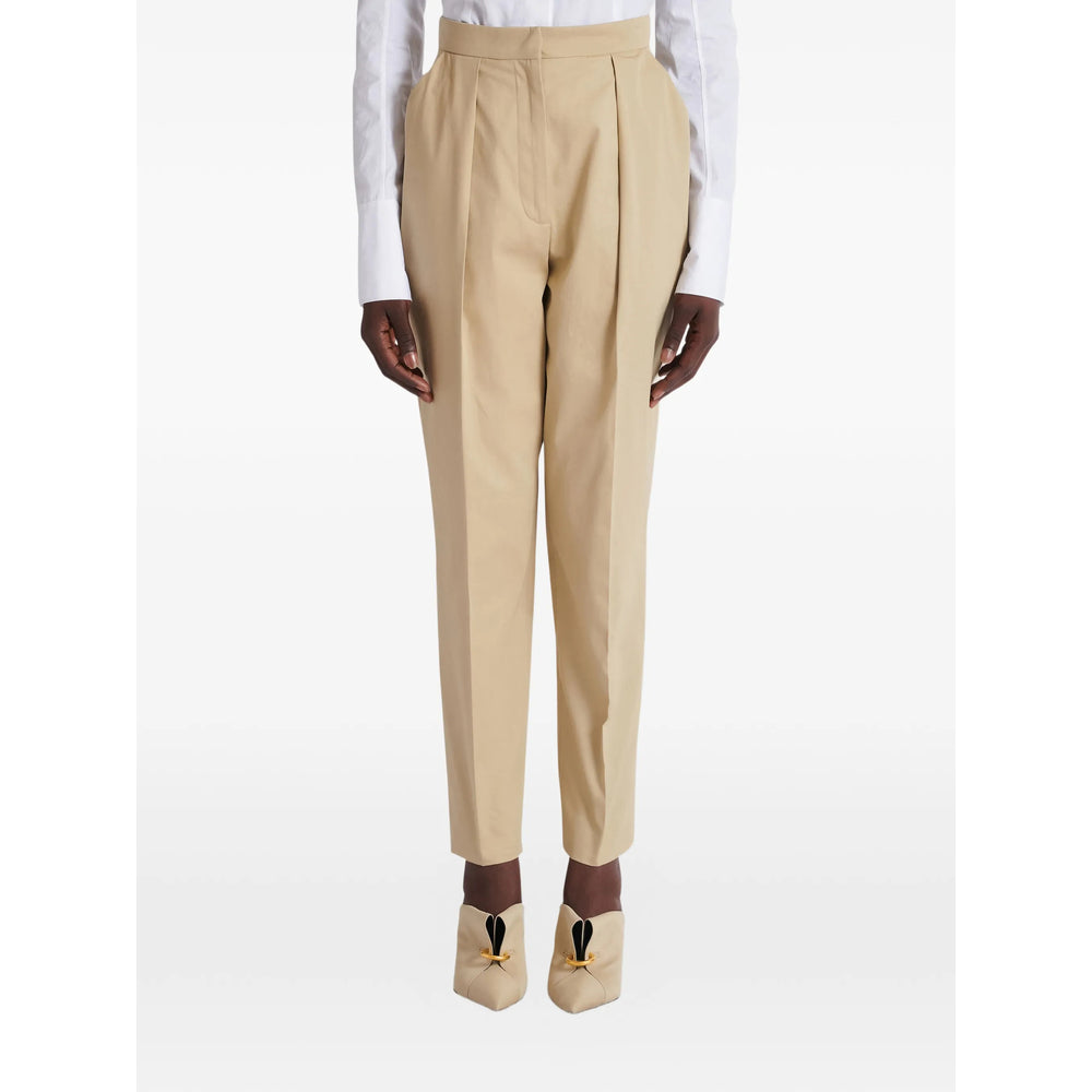 Balmain Neutrals Trousers - Tailored Trousers Women BALMAIN