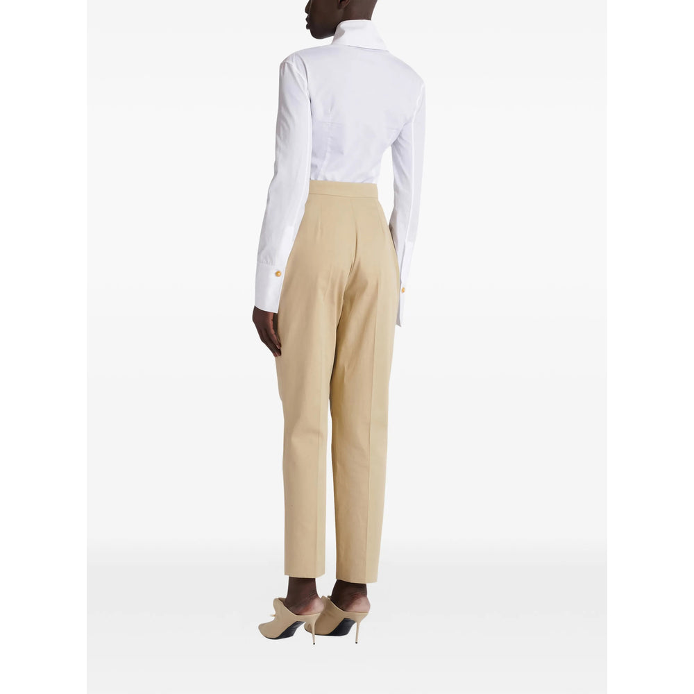 Balmain Neutrals Trousers - Tailored Trousers Women BALMAIN
