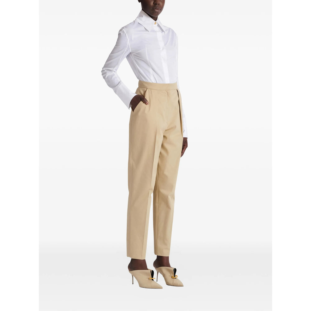 Balmain Neutrals Trousers - Tailored Trousers Women BALMAIN