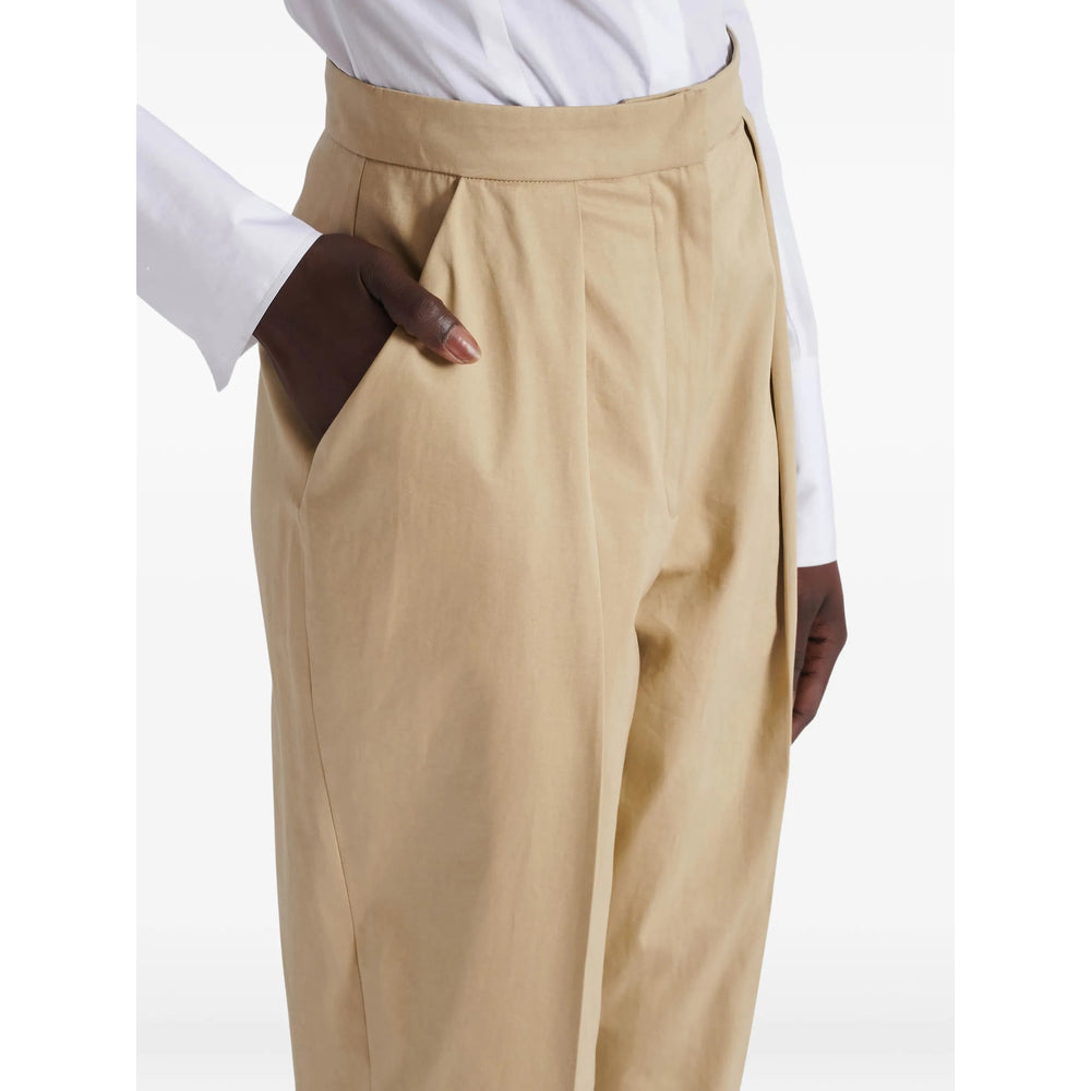 Balmain Neutrals Trousers - Tailored Trousers Women BALMAIN
