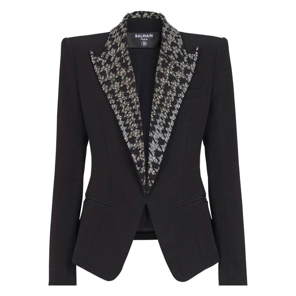 Balmain Black Jackets - Blazers Women BALMAIN