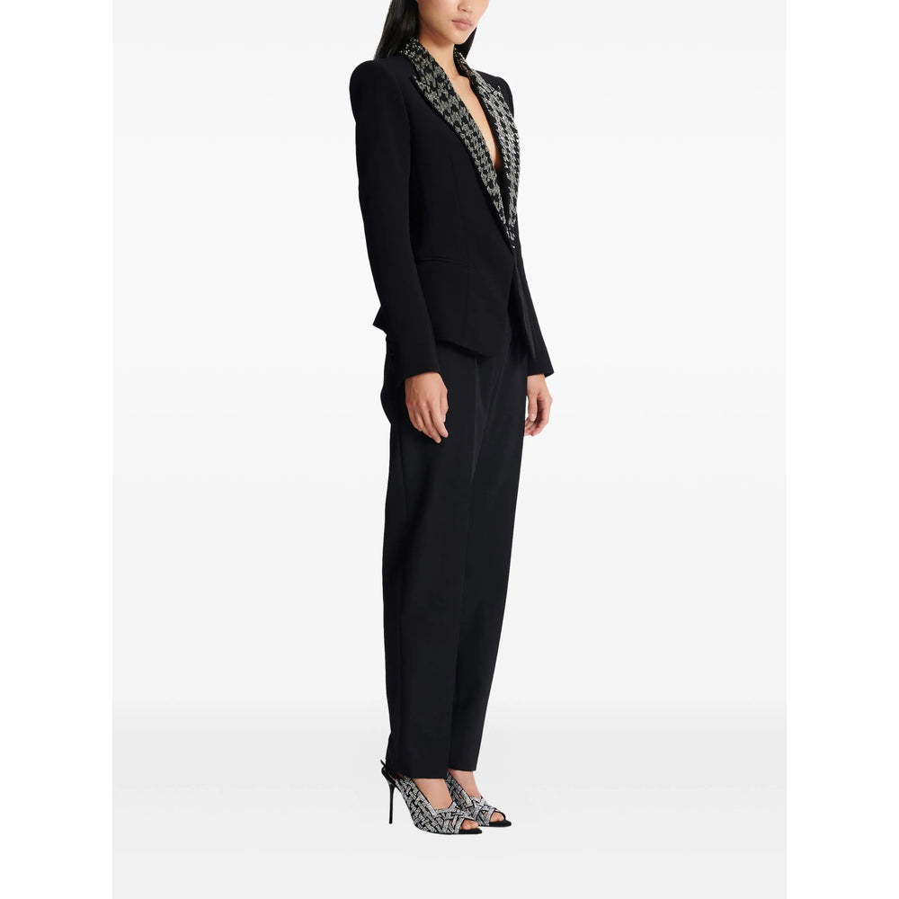 Balmain Black Jackets - Blazers Women BALMAIN