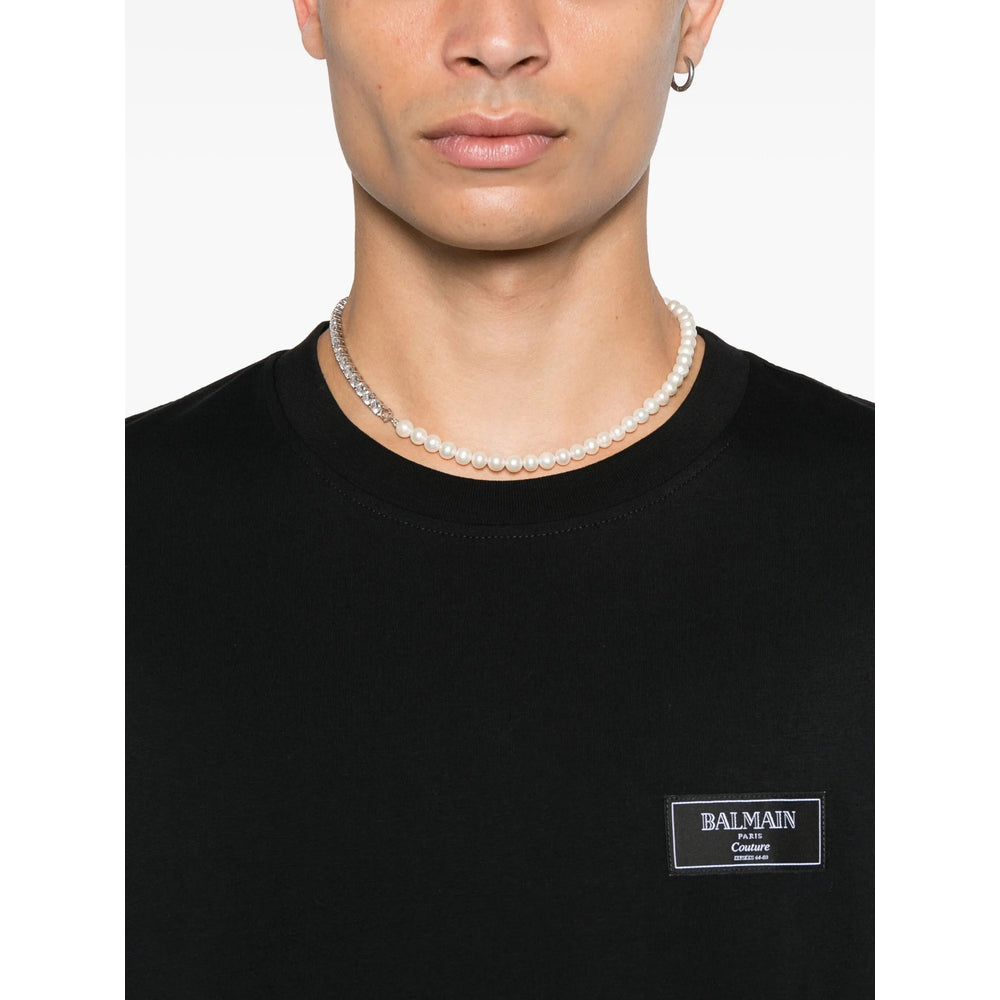 Balmain Black T-Shirts & Vests - T-Shirts Men BALMAIN