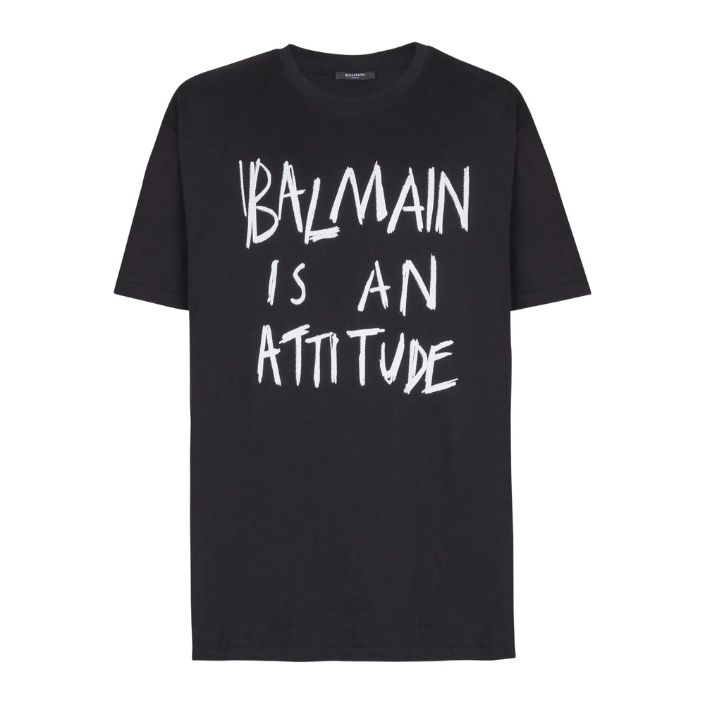 Balmain Black T-Shirts & Vests - T-Shirts Men BALMAIN