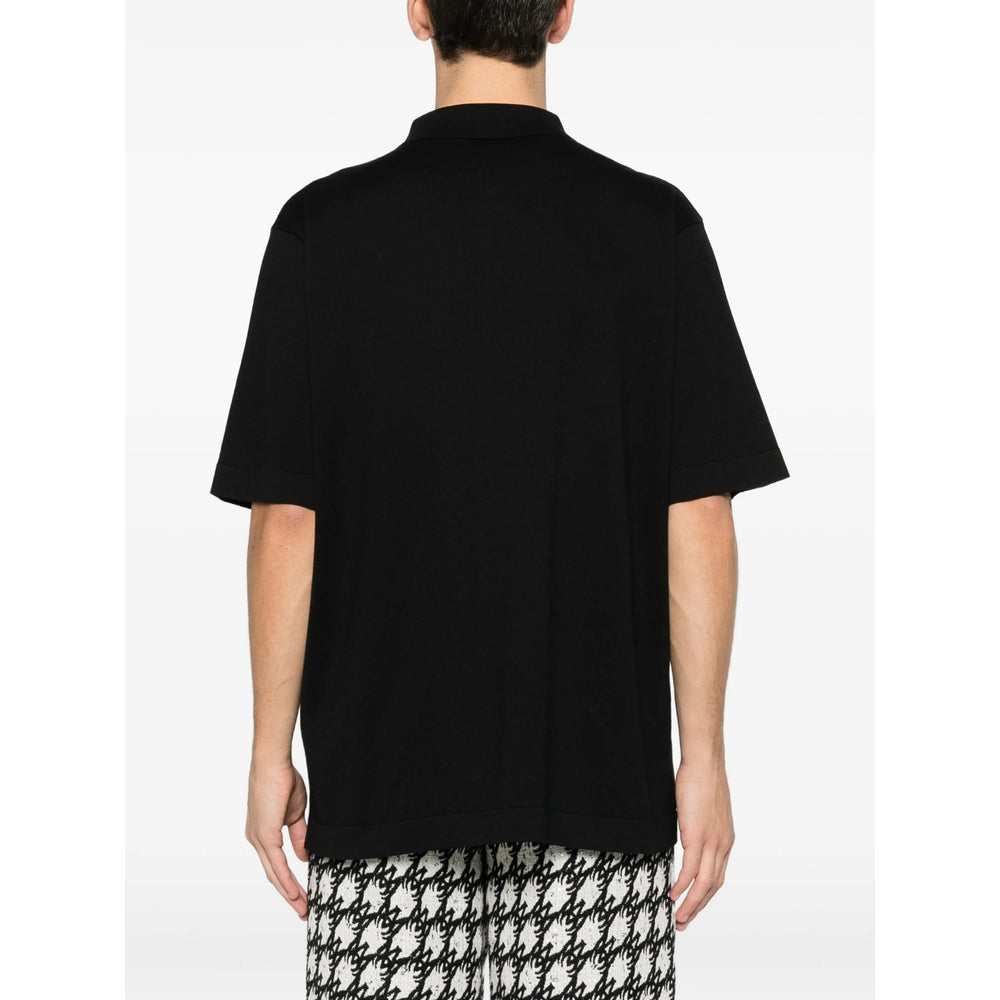 Balmain Black Polo Shirts Men BALMAIN