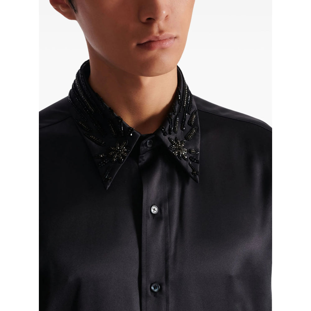 Balmain Black Shirts Men BALMAIN