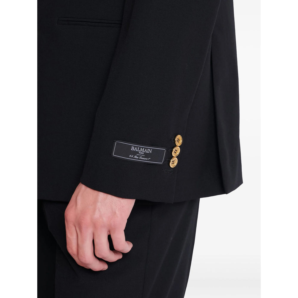 Balmain Black Jackets - Blazers Men BALMAIN