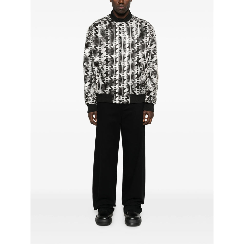 Balmain White Jackets - Bomber Jackets Men BALMAIN