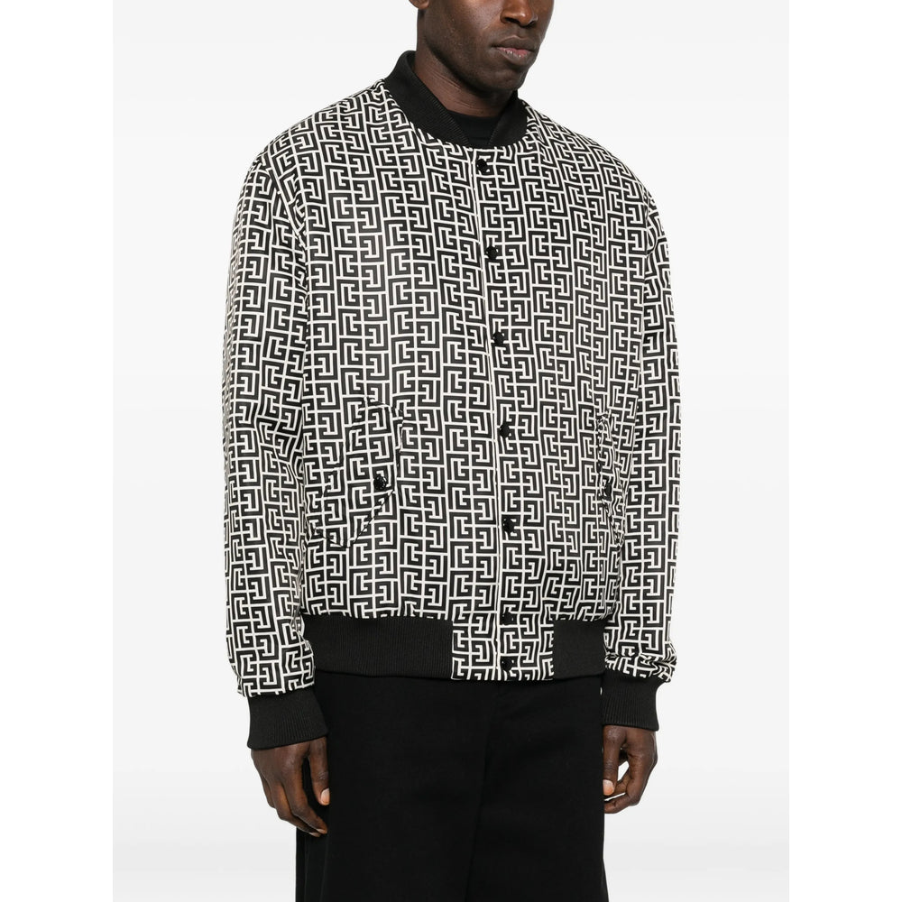 Balmain White Jackets - Bomber Jackets Men BALMAIN