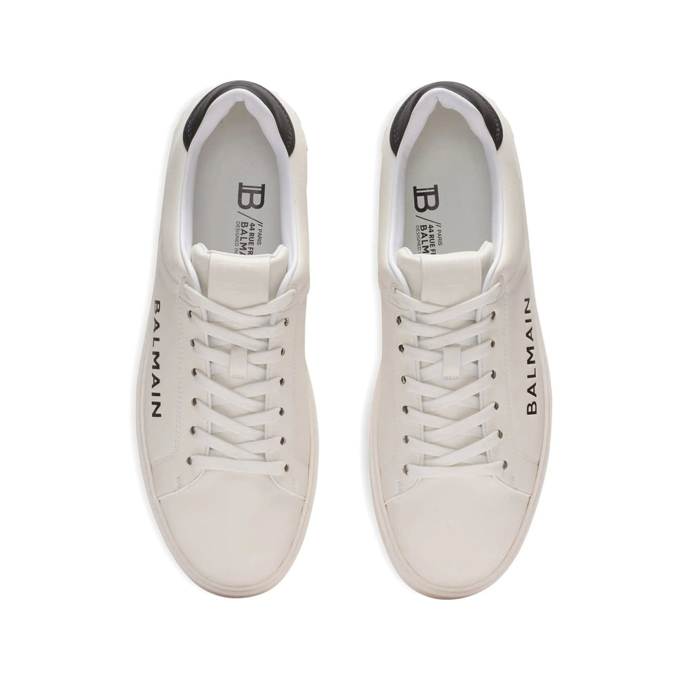Balmain White Trainers - Low-Tops Men BALMAIN