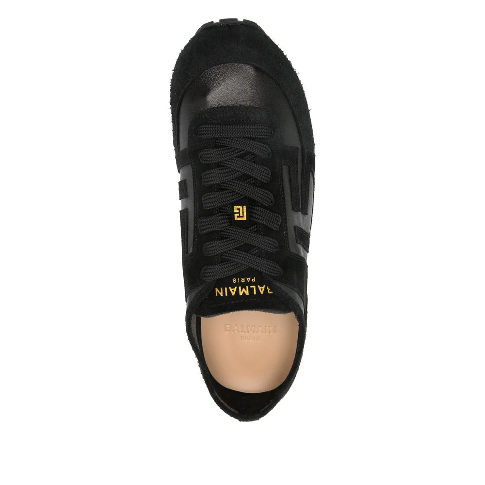 Balmain Black Trainers - Low-Tops Men BALMAIN