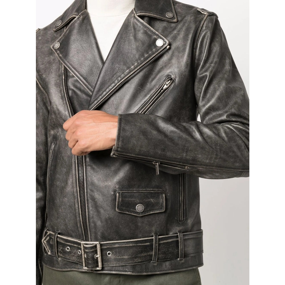 Golden Goose Black Jackets - Biker Jackets Men