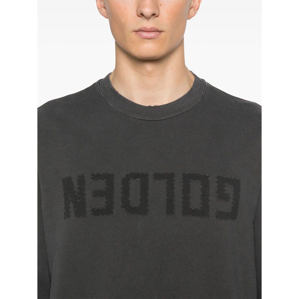 Golden Goose Grey Sweaters & Knitwear - Sweatshirts Men GOLDEN GOOSE