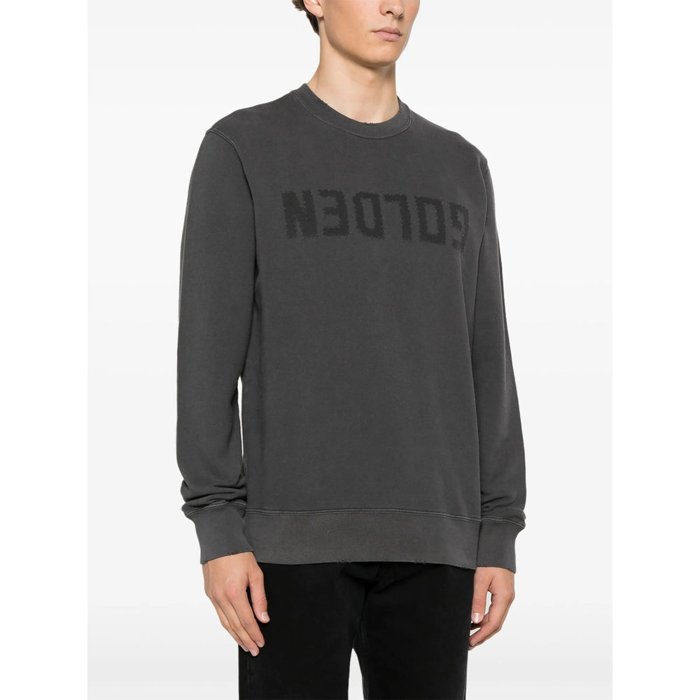 Golden Goose Grey Sweaters & Knitwear - Sweatshirts Men GOLDEN GOOSE