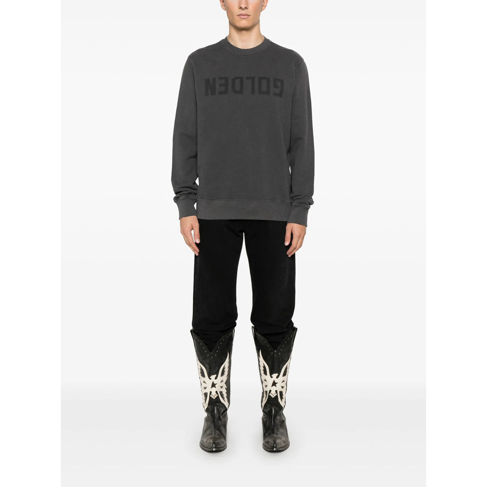 Golden Goose Grey Sweaters & Knitwear - Sweatshirts Men GOLDEN GOOSE