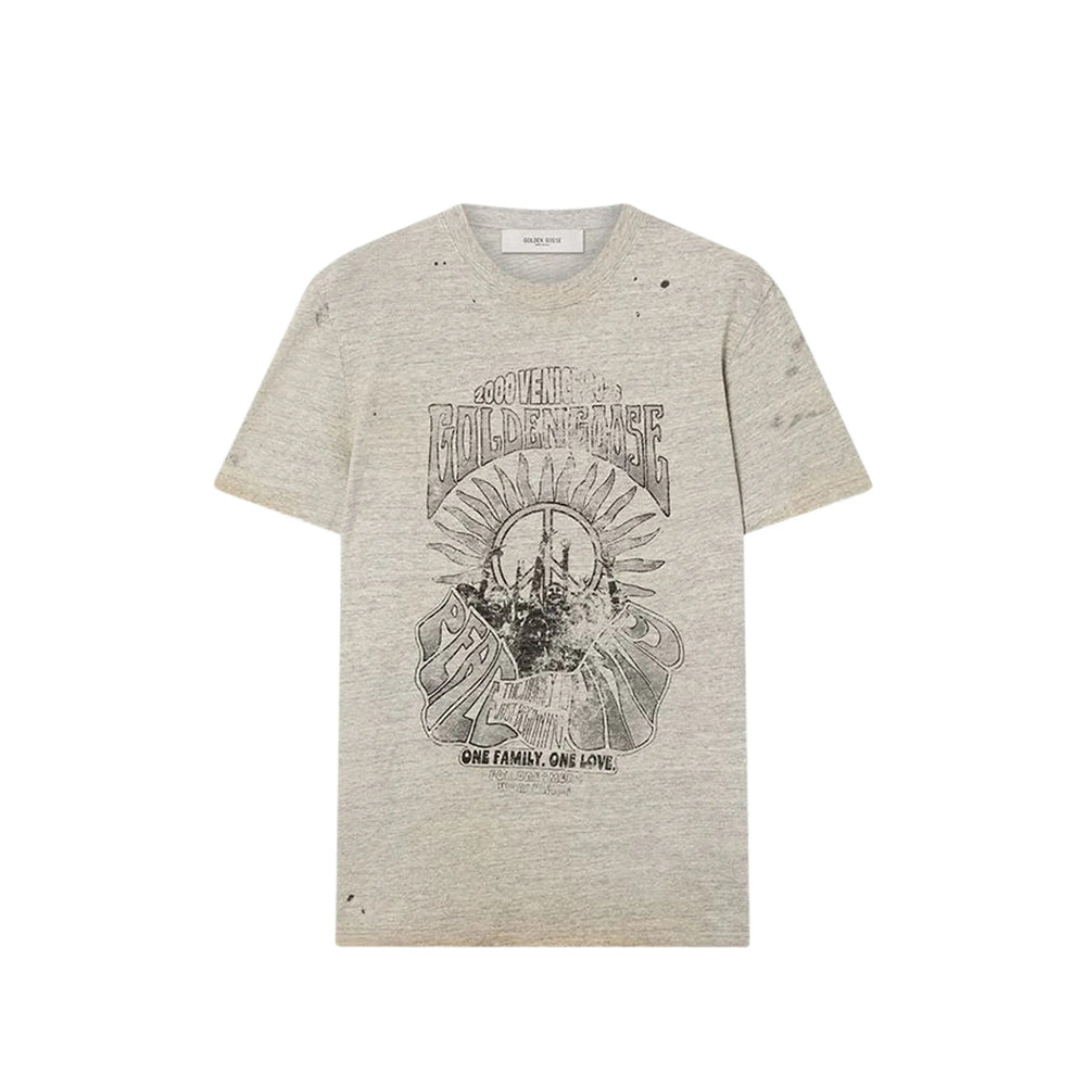 Golden Goose Grey T-Shirts & Vests - T-Shirts Men GOLDEN GOOSE