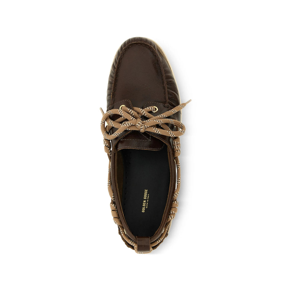 Golden Goose Brown Loafers Men GOLDEN GOOSE