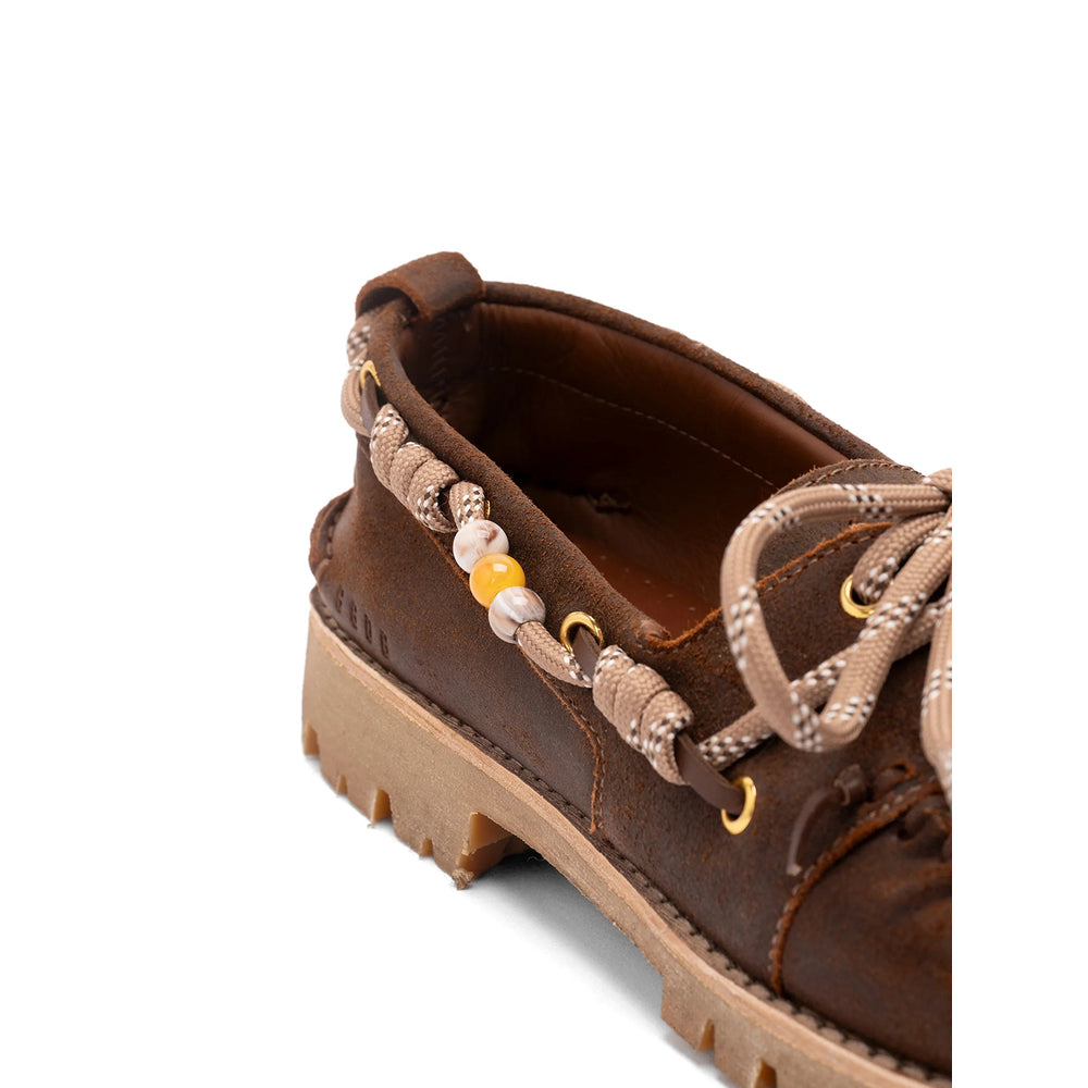 Golden Goose Brown Boat Shoes Men GOLDEN GOOSE