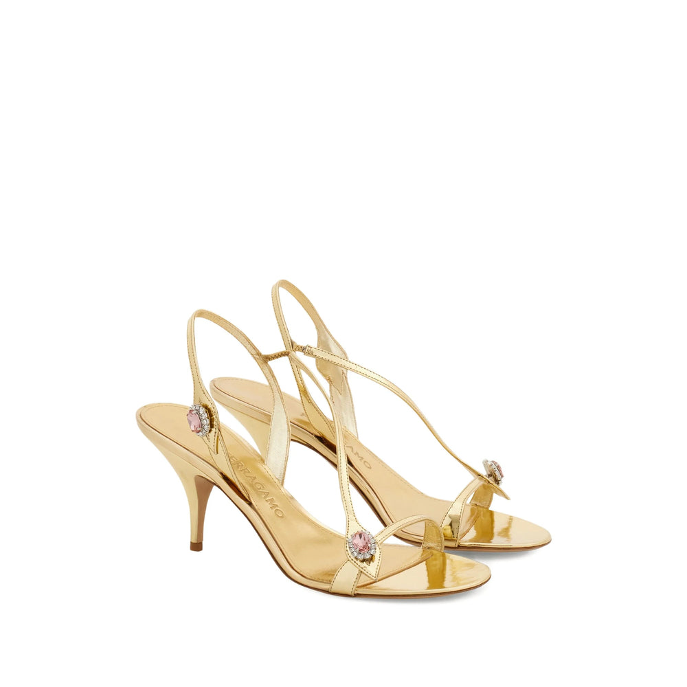 Ferragamo Gold Shoes Women FERRAGAMO