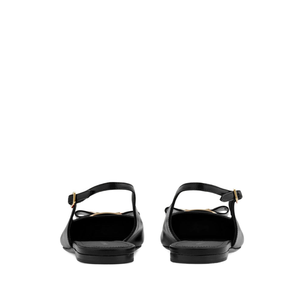 Ferragamo Black Ballet Flats Women FERRAGAMO