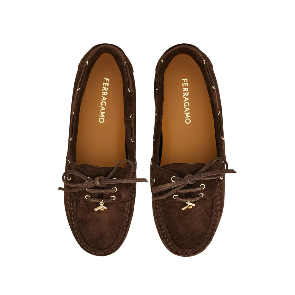 Ferragamo Brown Loafers Women FERRAGAMO