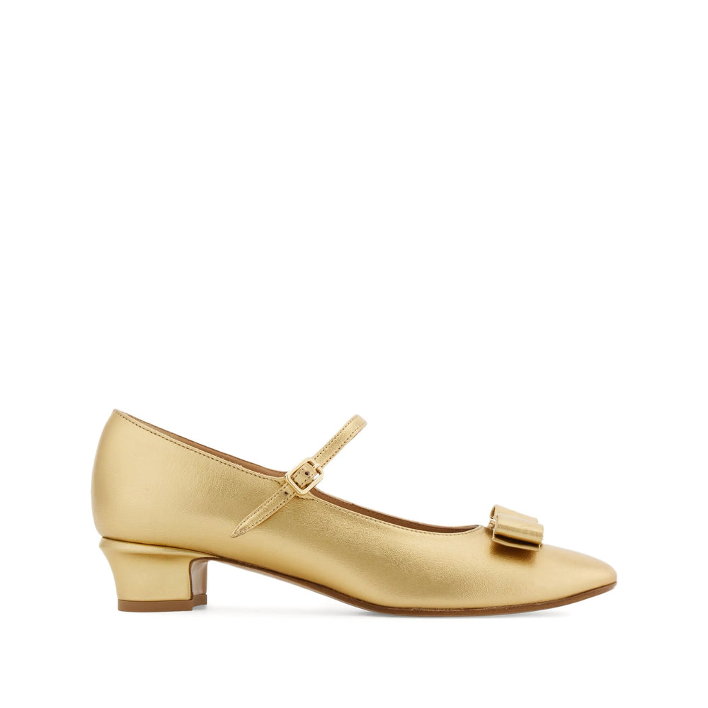 Ferragamo Gold Shoes Women FERRAGAMO